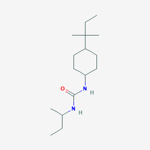 molecular formula C16H32N2O B4577742 N-(SEC-BUTYL)-N'-[4-(TERT-PENTYL)CYCLOHEXYL]UREA 