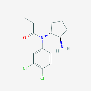 molecular formula C14H18Cl2N2O B045788 N,N-Didemethyleclanamine CAS No. 116271-41-1