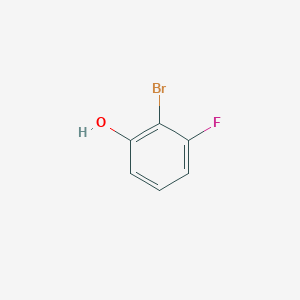 molecular formula C6H4BrFO B045789 2-Bromo-3-fluorophenol CAS No. 443-81-2