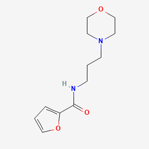 molecular formula C12H18N2O3 B4579797 N-[3-(morpholin-4-yl)propyl]furan-2-carboxamide 