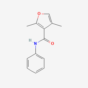 molecular formula C13H13NO2 B4579920 2,4-dimethyl-N-phenylfuran-3-carboxamide CAS No. 28730-18-9