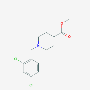 molecular formula C15H19Cl2NO2 B4580294 Ethyl 1-(2,4-dichlorobenzyl)piperidine-4-carboxylate 