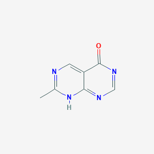 molecular formula C7H6N4O B045807 7-Methylpyrimido[4,5-D]pyrimidin-4-OL CAS No. 120208-35-7