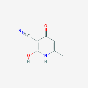 molecular formula C7H6N2O2 B045808 2,4-Dihydroxy-6-methylnicotinonitrile CAS No. 67643-17-8
