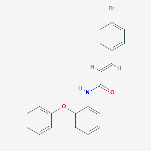 molecular formula C21H16BrNO2 B458088 3-(4-bromophenyl)-N-(2-phenoxyphenyl)acrylamide 