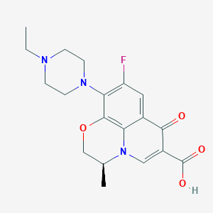 molecular formula C19H22FN3O4 B045813 Levofloxacin impurity 23 CAS No. 106939-30-4