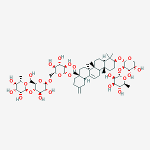molecular formula C59H94O24 B045815 Yemuoside YM10 CAS No. 114902-16-8