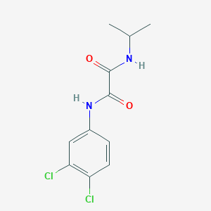 molecular formula C11H12Cl2N2O2 B4581684 N-(3,4-dichlorophenyl)-N'-(propan-2-yl)ethanediamide 