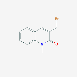molecular formula C11H10BrNO B045817 3-(Bromomethyl)-1-methyl-2(1H)-quinolinone CAS No. 114561-16-9