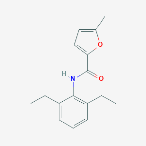 molecular formula C16H19NO2 B458189 N-(2,6-diethylphenyl)-5-methylfuran-2-carboxamide CAS No. 560074-76-2
