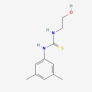 molecular formula C11H16N2OS B4581905 1-(3,5-Dimethylphenyl)-3-(2-hydroxyethyl)thiourea CAS No. 52266-73-6