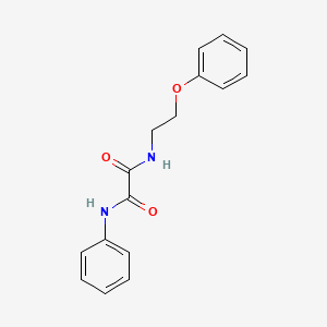 molecular formula C16H16N2O3 B4582023 N-(2-phenoxyethyl)-N'-phenyloxamide 