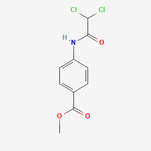 molecular formula C10H9Cl2NO3 B4582362 Methyl 4-[(2,2-dichloroacetyl)amino]benzoate 