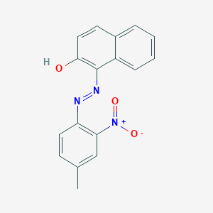 molecular formula C17H13N3O3 B045829 Pigment red 3 CAS No. 2425-85-6
