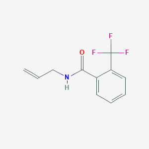 molecular formula C11H10F3NO B4584125 N-prop-2-enyl-2-(trifluoromethyl)benzamide 