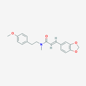 molecular formula C20H21NO4 B045843 Podocarpamide CAS No. 121880-09-9