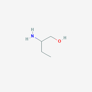 molecular formula C4H11NO B045853 Aminobutanol CAS No. 96-20-8