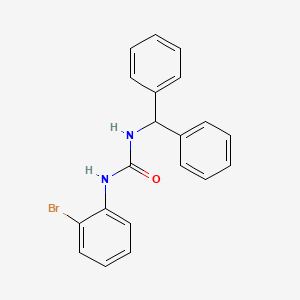 molecular formula C20H17BrN2O B4585880 N-BENZHYDRYL-N'-(2-BROMOPHENYL)UREA 