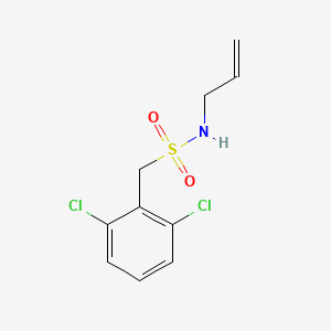 molecular formula C10H11Cl2NO2S B4585928 N-allyl-1-(2,6-dichlorophenyl)methanesulfonamide 