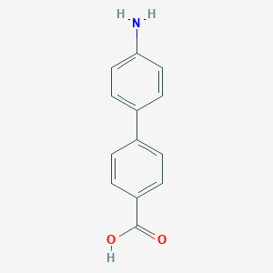 molecular formula C13H11NO2 B045860 4-(4-氨基苯基)苯甲酸 CAS No. 5730-78-9