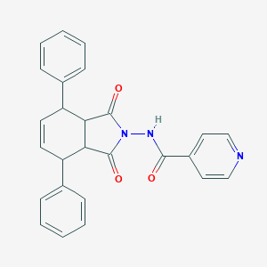molecular formula C26H21N3O3 B458756 N-(1,3-dioxo-4,7-diphenyl-1,3,3a,4,7,7a-hexahydro-2H-isoindol-2-yl)pyridine-4-carboxamide 