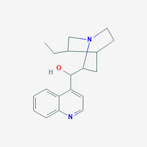 molecular formula C₁₉H₂₄N₂O B045880 Hydrocinchonidine CAS No. 485-64-3