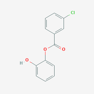 molecular formula C13H9ClO3 B458963 2-Hydroxyphenyl 3-chlorobenzoate 
