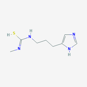 molecular formula C8H14N4S B458987 N-[3-(1H-imidazol-4-yl)propyl]-N'-methylthiourea CAS No. 34970-65-5
