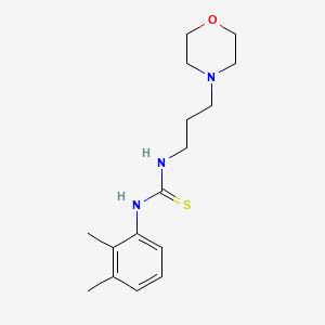 molecular formula C16H25N3OS B4589878 1-(2,3-Dimethylphenyl)-3-[3-(morpholin-4-yl)propyl]thiourea 