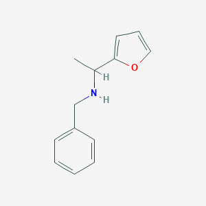 molecular formula C13H15NO B458998 Benzyl[1-(furan-2-yl)ethyl]amine CAS No. 143063-65-4