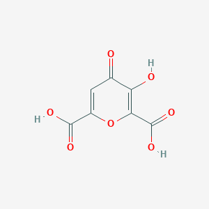 molecular formula C7H4O7 B045900 Meconic acid CAS No. 497-59-6