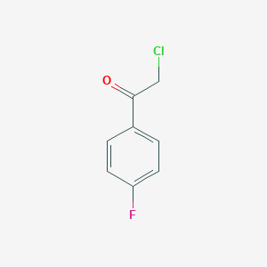 molecular formula C8H6ClFO B045902 2-氯-4'-氟苯乙酮 CAS No. 456-04-2