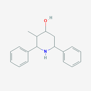 molecular formula C18H21NO B459031 3-Methyl-2,6-diphenylpiperidin-4-ol 