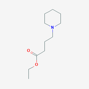 molecular formula C11H21NO2 B045905 4-(哌啶-1-基)丁酸乙酯 CAS No. 116885-98-4