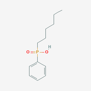 molecular formula C12H19O2P B4590545 hexyl(phenyl)phosphinic acid 