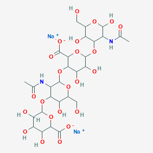 molecular formula C28H42N2Na2O23 B045909 Chondroitin Sodium Salt CAS No. 54328-35-7