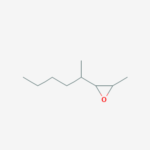B045911 2-Hexan-2-yl-3-methyloxirane CAS No. 115667-88-4