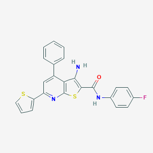 molecular formula C24H16FN3OS2 B459158 AM-001 