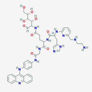 molecular formula C46H54N12O9 B045928 Agaglu CAS No. 115416-34-7