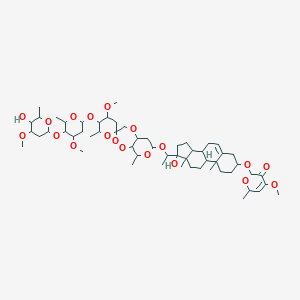 molecular formula C56H88O19 B045932 периплокозид B CAS No. 115743-49-2