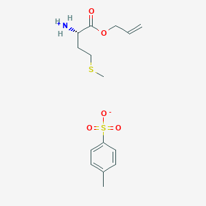 molecular formula C15H23NO5S2 B045934 (S)-Allyl 2-amino-4-(methylthio)butanoate 4-methylbenzenesulfonate CAS No. 142601-87-4