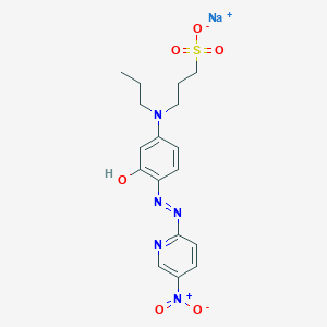 molecular formula C17H20N5NaO6S B045937 Nitro-paps CAS No. 113516-70-4