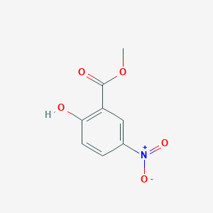 molecular formula C8H7NO5 B045954 Methyl 2-hydroxy-5-nitrobenzoate CAS No. 17302-46-4