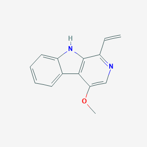 molecular formula C14H12N2O B045958 Dehydrocrenatine CAS No. 26585-13-7