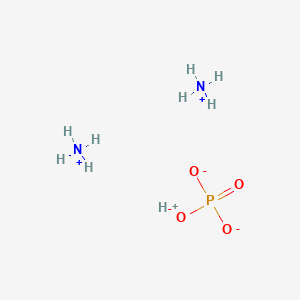 molecular formula (NH4)2HPO4<br>(NH4)3PO4<br>H9N2O4P B045959 Diammonium hydrogen phosphate CAS No. 7783-28-0