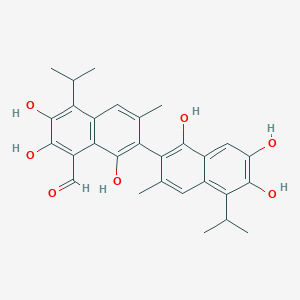 molecular formula C29H30O7 B045961 Mono-aldehyde gossypol CAS No. 114309-69-2