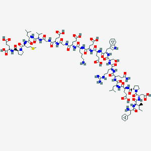 molecular formula C116H176N28O39S B045963 Prepro-trh (178-199) CAS No. 122018-92-2