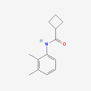 molecular formula C13H17NO B4596771 N-(2,3-dimethylphenyl)cyclobutanecarboxamide 