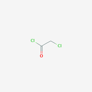 molecular formula C2H2Cl2O<br>ClCH2COCl<br>C2H2Cl2O B045968 氯乙酰氯 CAS No. 79-04-9