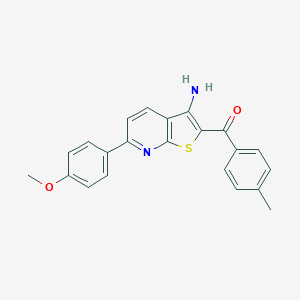 [3-Amino-6-(4-methoxyphenyl)thieno[2,3-b]pyridin-2-yl](4-methylphenyl)methanone